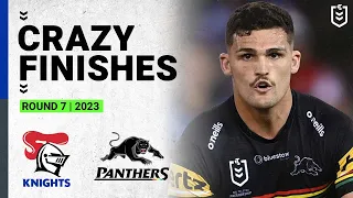 Crazy NRL Finishes | Newcastle Knights v Penrith Panthers | Round 5, 2023