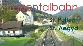 Führerstandsmitfahrt Traisentalbahn St. Pölten - St. Aegyd [HD] - Cab Ride - ÖBB 2143