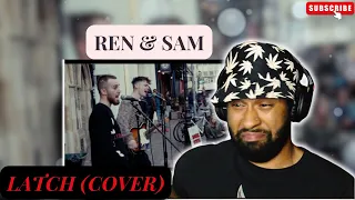 JUST AMAZING! | FIRST TIME | Ren & Sam Tompkins - Latch (Live Disclosure Cover) | REACTION