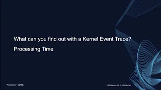 What’s Slowing You Down? Using Kernel Event Tracing to Uncover Performance Issues