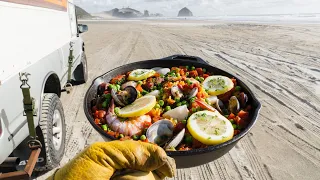 Cooking Paella on the Beach