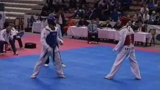 European Taekwondo Qualification Tournament for Beijing Olympic Games Istanbul Male over 80 kg Italy vs Spain Round 2