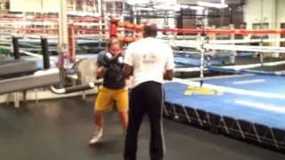 Roger Mayweather training Mikayla Nebel @ Mayweather Boxing Club 2/3