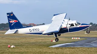 Pro Work off FLN Frisia-Luftverkehr pilots in heavy Wind