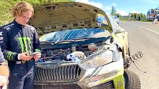 Solberg DAMAGE! WRC Rally Italy 2023