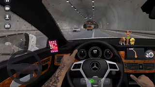 Driving Benz Car Through Underground Tunnel |Truck Simulator: Ultimate | | Realistic Gameplay