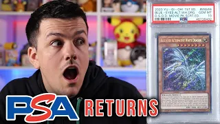 PSA RETURNS - YU-GI-OH! LOB 1st Editions & Blue Eyes White Dragons! Charizard Base Set & Dragonball!