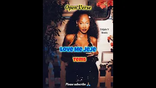 Tems - Love Me Jeje | Freebeat ( Open Verse ) Instrumental Hook Afrobeat RnB 2024 Beats