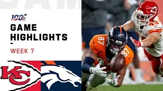 Chiefs vs. Broncos Week 7 Highlights | NFL 2019