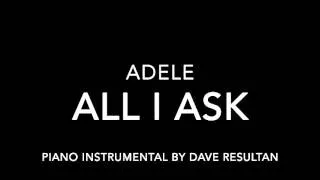 Adele - All I Ask | Lower Key Piano Karaoke