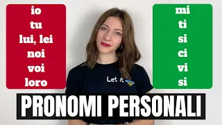 PRONOMI PERSONALI in italiano (soggetto e riflessivi) - Learn Italian PERSONAL PRONOUNS 😯😦😧
