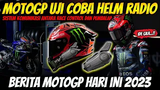 Crazy Idea 🔥 MotoGP Trials Radio Communication System on MotoGP Racer Helmets