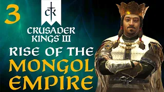 SENDING THE KHAN TO THE MURDER FOREST! Crusader Kings 3 - Rise of the Mongol Empire Campaign #3