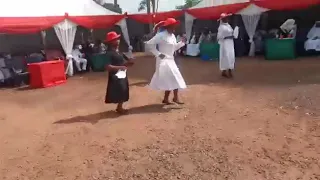 FR. BISHOP DANCES JERUSALEMA WITH PRIESTS AND REV. SISTERS