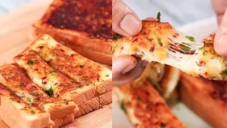 GARLIC CHEESE BREAD STICKS TAWA RECIPE l EASY STUFFED DOMINOS l WITHOUT OVEN l N'OVEN FOODS