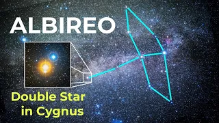 Albireo - Optical Double Star in Cygnus the Swan (and meet my cat!)