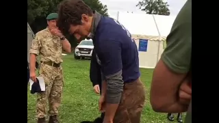 HenryCavill and him dog  #CommandoChallenge