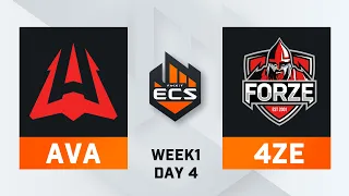 AVANGAR vs forZe - Map 3 - Train (ECS Season 8 - Week 1 - DAY4)