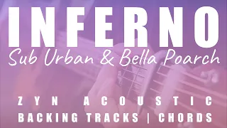 INFERNO - Sub Urban & Bella Poarch | Acoustic Karaoke | Chords