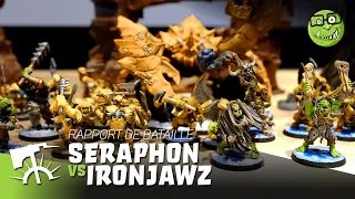 #46 - Warhammer Age of Sigmar v3 - Rapport de Bataille : Seraphon vs Ironjawz