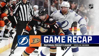 Lightning @ Ducks 3/24 | NHL Highlights 2024