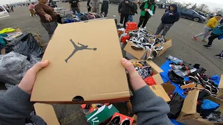 CANT BELIEVE I FOUND THIS AIR JORDAN SITTING AT THE FLEA MARKET. SHE WAS MAD I BEAT HER TO THE DEAL!