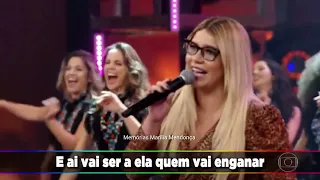 Marília Mendonça Cantando Bebi Liguei, Infiel  e Supera no Domingão do Faustão (08/03/2020).