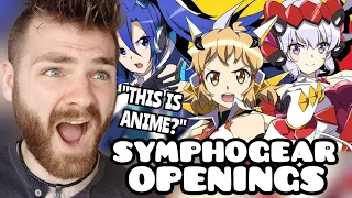 First Time Reacting to "SYMPHOGEAR Openings (1-7)" | New Anime Fan | FIRST TIME REACTION!