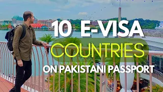 10 eVisa Countries on Pakistani Passport | Apply Visa Online | Best Country | 2023