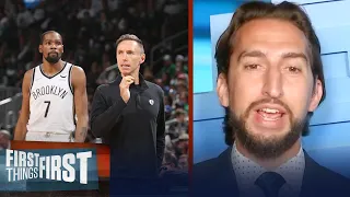 Kevin Durant to Nets owner: "Trade me or fire Steve Nash, Sean Marks" | NBA | FIRST THINGS FIRST