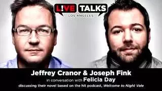 Jeffrey Cranor & Joseph Fink with Felicia Day at Live Talks Los Angeles