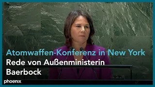 Atomwaffen-Konferenz in New York - Rede von Außenministerin Baerbock