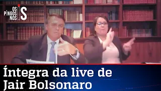 Íntegra da live de Jair Bolsonaro de 07/10/21