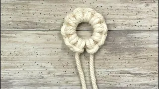 How to Wrap a Ring with Continuous Lark’s Head Knots