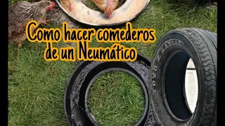 Comederos de un neumático - llanta