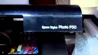 Epson P50 Воздух в СНПЧ