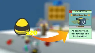 How To Get *GIFTED* BASIC BEE!!! [GIFTED Basic Bee in 20 Eggs] | Bee Swarm Simulator