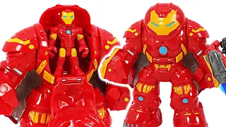 Marvel Avengers Iron Man! Docking the Hulkbuster! | DuDuPopTOY
