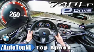 BMW 7 Series 740Le iPerformance AUTOBAHN POV TOP SPEED 260km/h by AutoTopNL