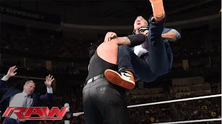 Shane McMahon fights back against The Undertaker: Raw, March 14, 2016