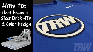 Create a Custom Logo 2 Color Shirt with Siser Brick HTV