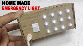 Home made led light project  | How to make emergency light