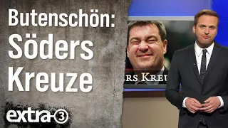 Statistikexperte Butenschön: Söders Kreuze | extra 3 | NDR