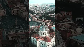 Rome, Italy by Drone : 4K Video Ultra HD [HDR]