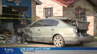 Vehicle crashes into southeast Austin home; nobody hurt
