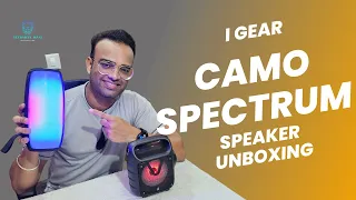 iGear Camo & Spectrum Bluetooth Speaker: Unleash the Sound with Mick and Dynamic Lighting! 🎶🔊📸"