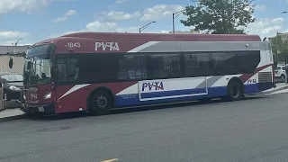 PVTA 2015 New Flyer Industries XD40 #1843 Ride on route G-73 Express