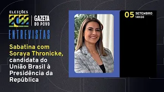 Entrevista com Soraya Thronicke | Eleições 2022 [AO VIVO]