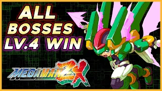 Mega Man ZX - Model HX vs All Bosses [No Damage/Hard Mode]