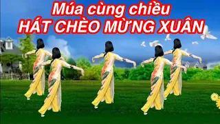 MÚA CÙNG CHIỀU : HÁT CHÈO MỪNG XUÂN ( BẢN MÚA TAY ) . BÀI MẪU VÀ HƯỚNG DẪN Ở DƯỚI VIDEO NÀY 👇